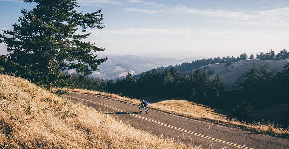 Cycling in nature keeps me fit and healthy.